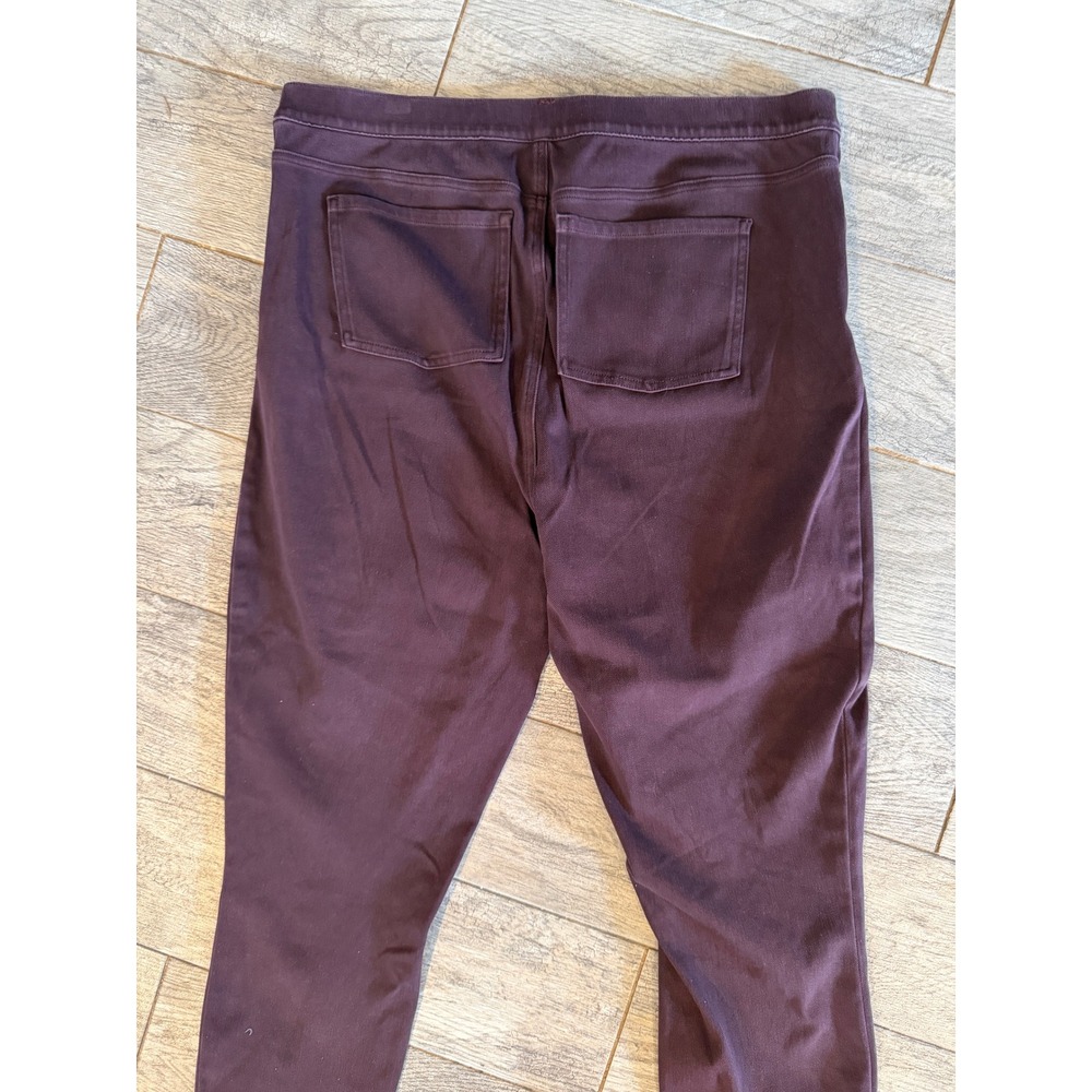 Spanx Jean-ish Leggings 3X Tall Plum 3XLT 20018S High Rise Slim Fit Pull On Pant - Picture 2 of 11